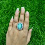 Imperial Violet Crystal Statement Ring - Image 8