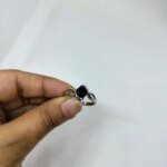 Infinity Noir Stone Ring