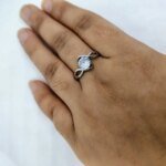 Infinity Noir Stone Ring - Image 3