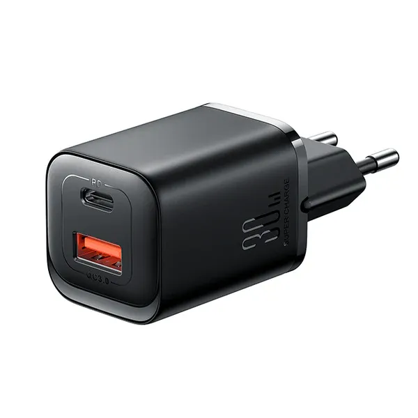 JOYROOM-JR-TCF08-Speed-Series-PD-30W-Dual-Port-AC-Charger JOYROOM JR-TCF08 Speed Series PD 30W Dual-Port (A+C) Charger - Image 1