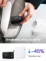 JOYROOM JR-TCG01 GaN Ultra 65W 2C1A Fast Charger - Image 6