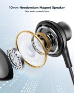 JR-EC07 TYPE-C Series Half In-Ear Wired Earphones - Image 4