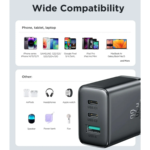 JR-TCF10 32W 2C1A Fast Charger-Black - Image 4