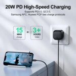 Joyroom L-P210 PD 20W Type-C Fast Charger 3 Pin Plug - Image 6