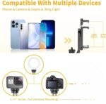 K-28 Long Video Stand Cum Selfie Stick Tripod with Remote - 360° Rotation Phone Stand with Wireless Remote Control,  with light - Image 8