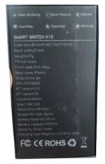 K10 Single SIM Smart Watch with Calling Function - Image 5
