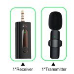 K35 Wireless Collar Microphone for Vlogging Interview Live Streaming YouTube Compatible with BT Speakers, DSLR Camera - Image 3