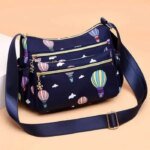 Korean sports travel shoulder bag  (Blue) - Image 2