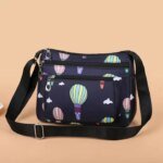 Korean sports travel shoulder bag  (Blue) - Image 4
