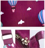 Korean sports travel shoulder bag (purple) - Image 5