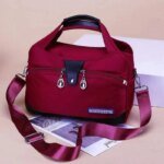 Large Capacity Waterproof Anti-theft Fashion (maroon)