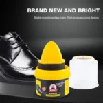 Leather Repair & Care Cream – Liquid Shoe Polish with Sponge, Universal Leather Balm for Shoes, Bags & Car Seats - Image 3