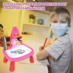 Little Hands Drawing Projector Table for Kids, Trace and Draw Projector Toy with Light - Image 4