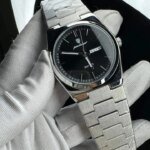 POEDAGAR 930 Men's New Luxury Luminous Date Week Stainless Steel Quartz Watch For Men