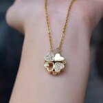 Love Heart Magnetic Pendant Chain Necklace - Image 6