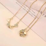Love Heart Magnetic Pendant Chain Necklace - Image 8
