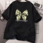 Lovely Drop shoulder T shirt for Women - Image 2