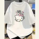 Lovely Drop shoulder T shirt for Women - Image 2