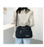 Luxury Bag Waterproof Nylon Shoulder Ladies Travel Crossbody (Black ) - Image 4