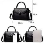 Luxury Designer Fashion artificial leather Kangaroo Handbag - Image 3