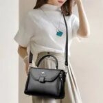 Luxury Designer Fashion artificial leather Kangaroo Handbag - Image 4