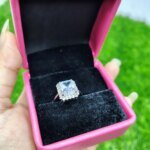 Luxury Emerald Cut Crystal Ring for Women - Image 4