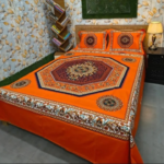 Luxury Panel Cotton Bed Sheet - Image 2