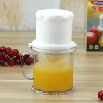Manual Hand Press Juicer Squeezer Multifunctional Food Grade PP Small Portable Kitchen Appliance Fruit Extractor - Image 5