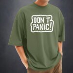 Men's Stylish Drop Shoulder (Army Green) - Image 2