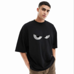 Men's Stylish Drop Shoulder (Black) - Image 2