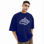 Men's Stylish Drop Shoulder (Blue) - Image 2