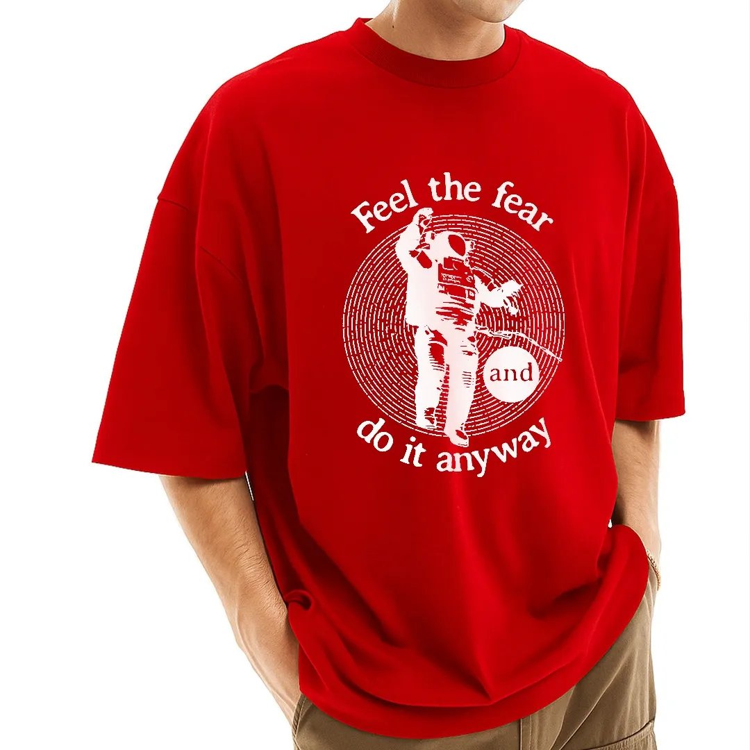 Mens-Stylish-Drop-Shoulder-Red-36 Men's Stylish Drop Shoulder (Red) - Image 1