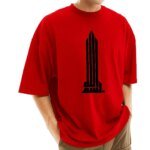 Men's Stylish Drop Shoulder (Red) - Image 2