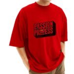 Men's Stylish Drop Shoulder (Red) - Image 2