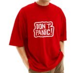 Men's Stylish Drop Shoulder (Red) - Image 2