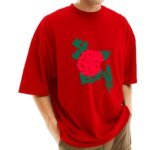 Men's Stylish Drop Shoulder (Red) - Image 2