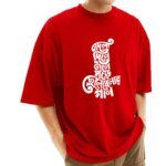 Men's Stylish Drop Shoulder (Red) - Image 2