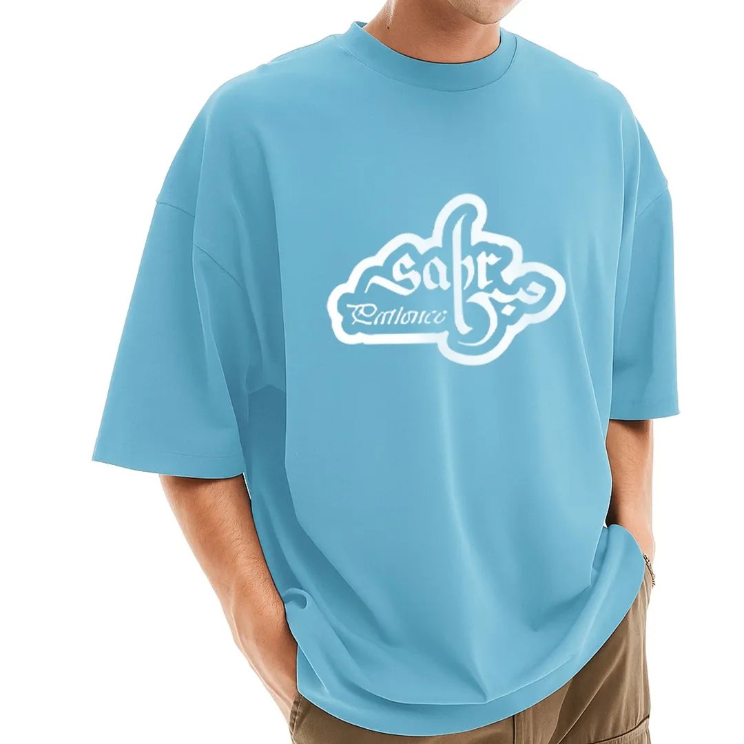 Mens-Stylish-Drop-Shoulder-Sky-8 Men's Stylish Drop Shoulder (Sky) - Image 1