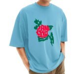 Men's Stylish Drop Shoulder (Sky) - Image 2