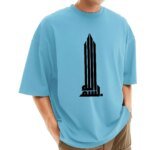 Men's Stylish Drop Shoulder (Sky) - Image 2