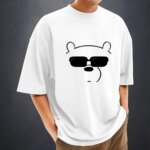 Men's Stylish Drop Shoulder (white) - Image 2