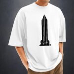 Men's Stylish Drop Shoulder (white) - Image 2