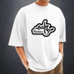 Men's Stylish Drop Shoulder (white) - Image 2