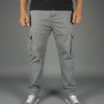 Men’s Twill 6 Pocket Pants — Slim Fit, Fashionable Design