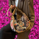 Messenger Shoulder Tide Bag ( black brown color ) - Image 3