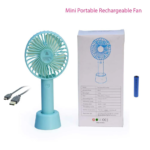 Mini Fan Very Stylish Rechargeable Hand Fan Usb Lithium Battery - Charger Fan - Image 4