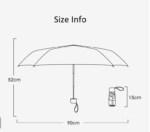 Mini Umbrella Windproof anti-UV Protection 5Folding Umbrella Portable Travel Rain Women Umbrella Pocket Children UPF - Image 6
