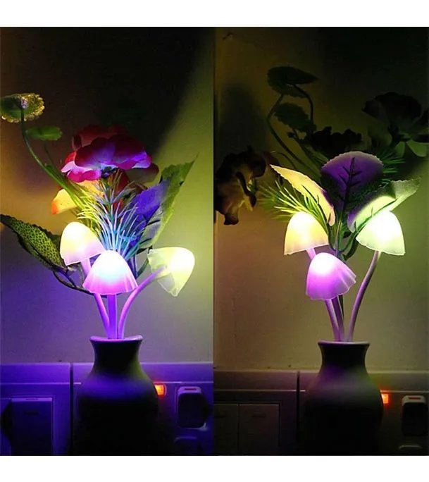 Mushroom-Sensor-LED-Night-Light-Wall-Lamp-1 Mushroom Sensor LED Night Light Wall Lamp - Image 1