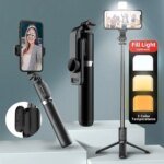 New L13D Bluetooth Selfie Stick with Double Fill Light - Image 2