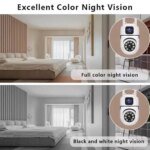New V380 Mini Indoor PTZ Dual Lens Camera 4MP HD Smart Home WiFi Security for Baby Monitor Indoor Network Dual Lens Camera - Image 7